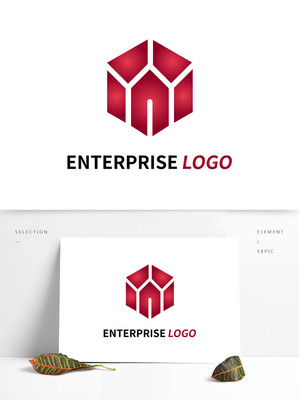 商务红公司logo矢量图免费下载 AI格式与编号35396628设计详解